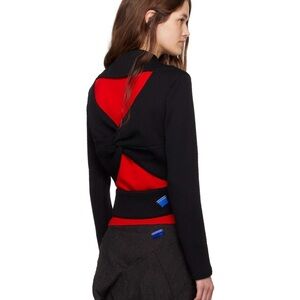 Stylish Black and Red Women's Blazer